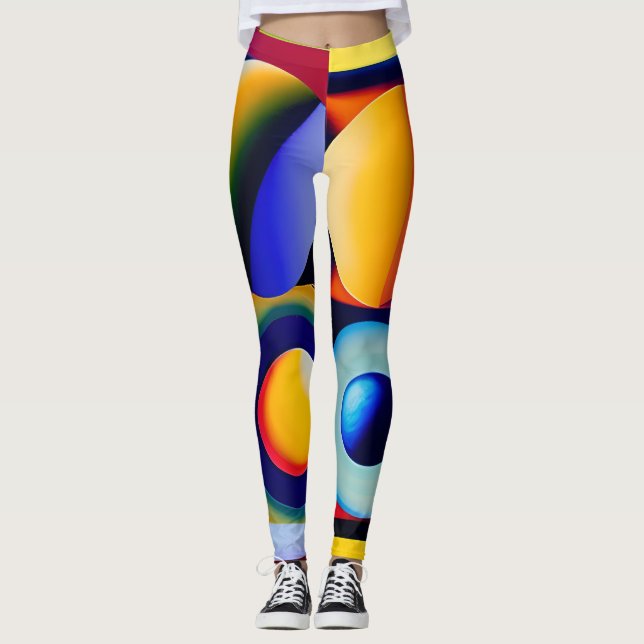 Leggings inspirés par la cosmique (Devant)