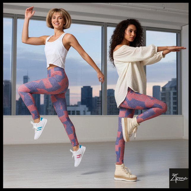 Leggings Interférence de vague (Créateur téléchargé)