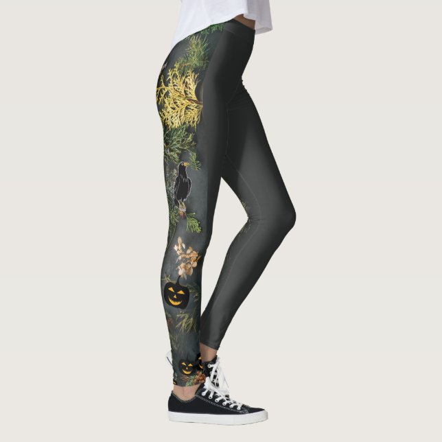 Leggings Invitation du planificateur de nuit des sorcières  (Droite)