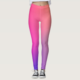 Leggings Iridescente Neon Hot rose Photographie Rainbow Coo
