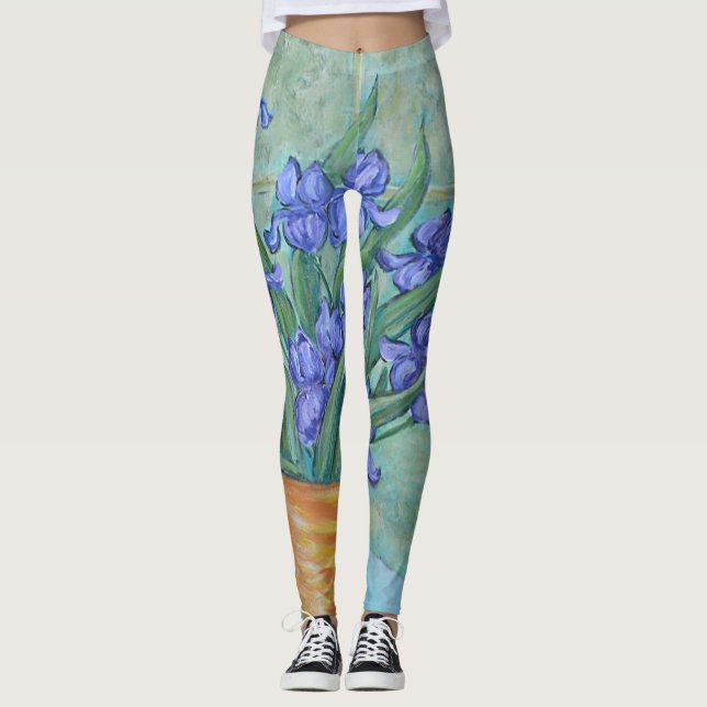 Leggings Iris Dans Un Vase (Devant)