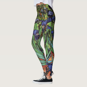Leggings Iris de Vincent van Gogh, Art du jardin vintage
