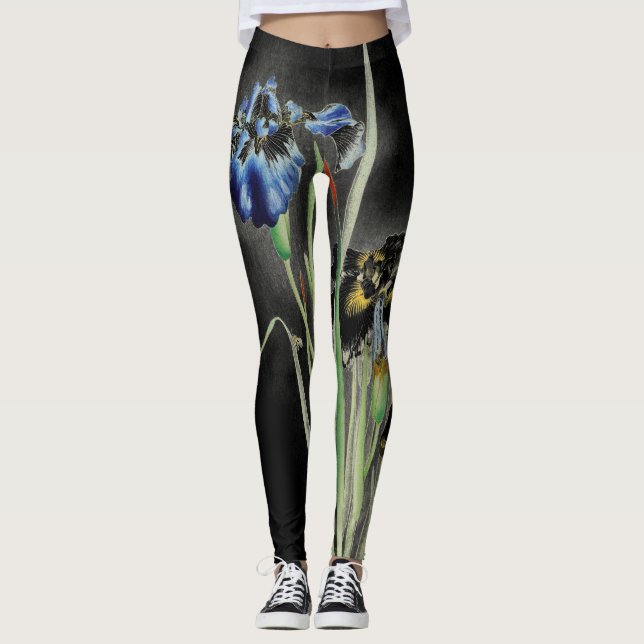 Leggings IRIS IMPRIMÉS SUR MESURE (Devant)