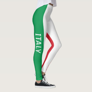 Leggings Italie Style drapeau national