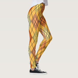 Leggings Jacquard Art Déco Citrus