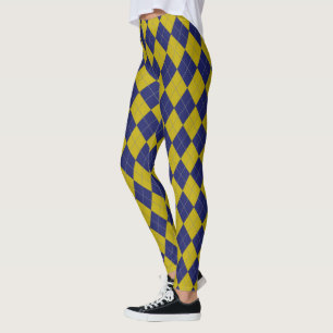 Leggings Jacquard bleu marine HAMbyWG avec toute autre coul