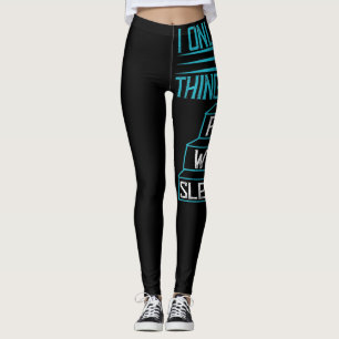 Leggings J'Ai Besoin De 3 Choses Dans La Vie Nourriture, Wi