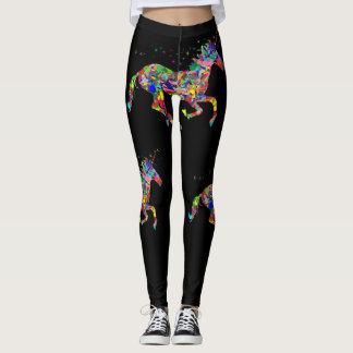Leggings J'aime des guêtres de licorne