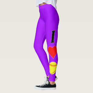 Leggings J'aime les guêtres faites sur commande de couleur