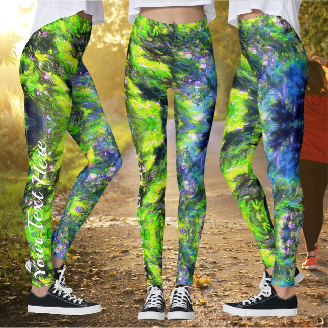 Leggings Jamaïcain Arbres J001 (Créateur téléchargé)