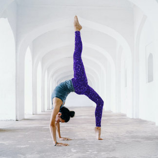 Leggings Jambe violette