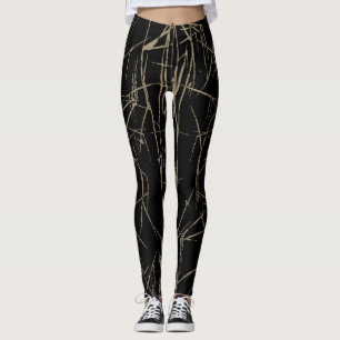 Leggings Jambes brossées Abstraites par Joya Eve