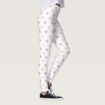 Jambes de bonbons de coeur rose pour femmes | Coeu