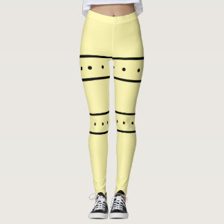 Leggings Jambes de cheville-citron jaune