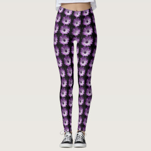Leggings Jambes de fleur pourpre