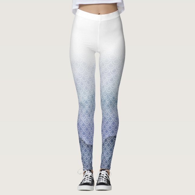 Leggings Jambes de taille de sirène (Devant)