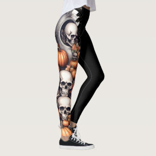 Leggings 🎃 Jambes Tactiques Du Crâne ! 🎃