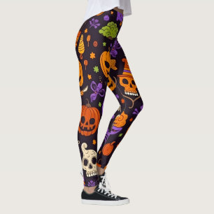 Leggings 🎃 Jambes Tactiques Du Crâne ! 🎃