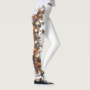 Leggings 🎃 Jambes Tactiques Du Crâne ! 🎃