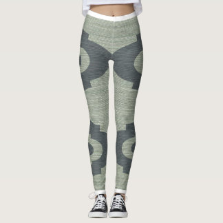 Leggings Jambes vert et bleu de Lulus