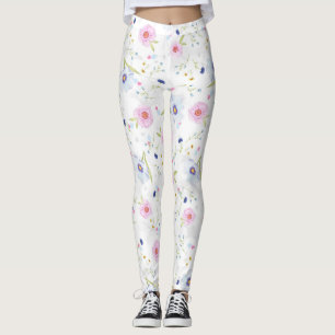 Leggings jambières de fleurs