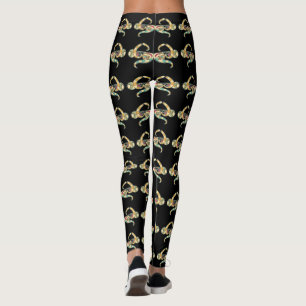 Leggings jambières d'yeux armés