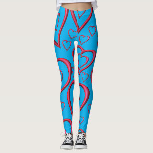 Leggings jambiers coeur valentin