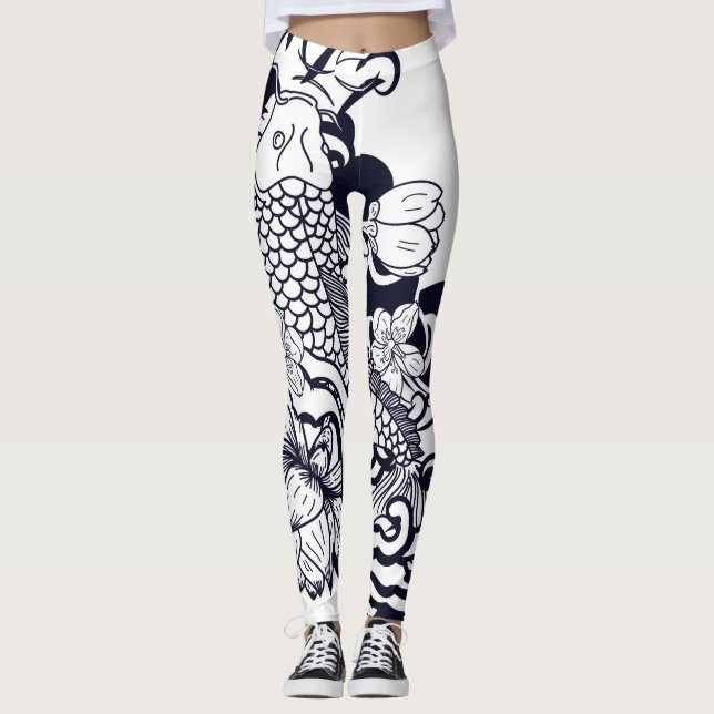 Leggings JAPANESISCHE FISCHLEGGINGS (Vorderseite)