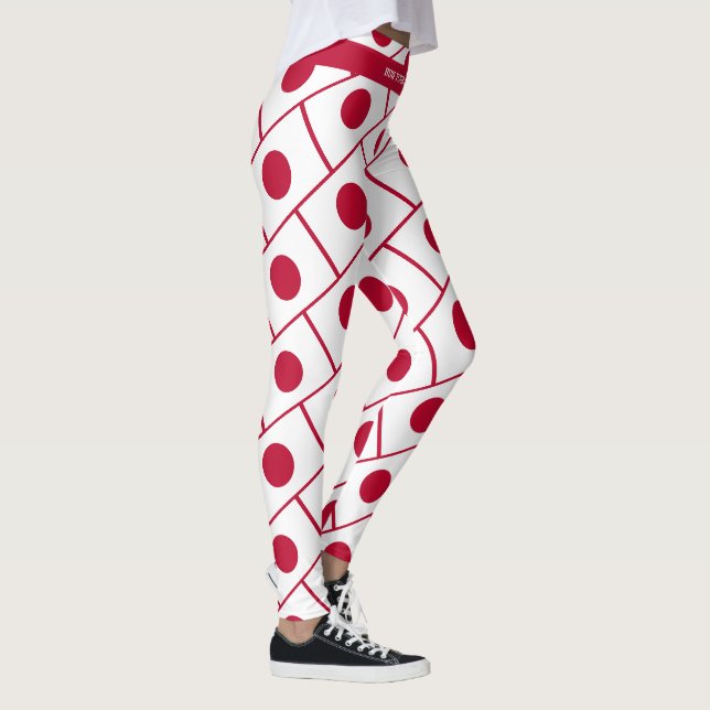 Leggings JAPON Texte personnalisé EXÉCUTEZ VOTRE PROPRE Dra (Droite)