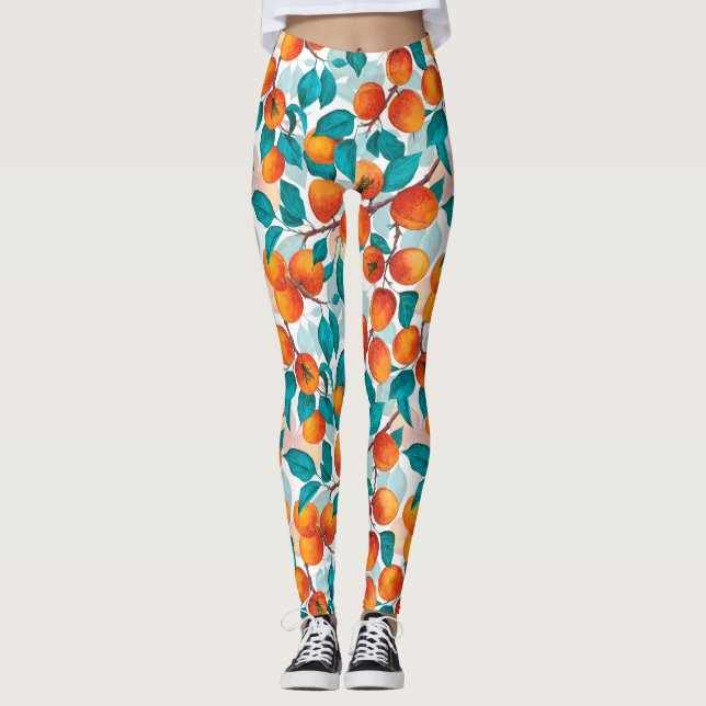 Leggings Jardin d'abricot 4 (Devant)