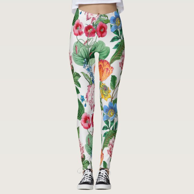Leggings Jardin de printemps (Devant)