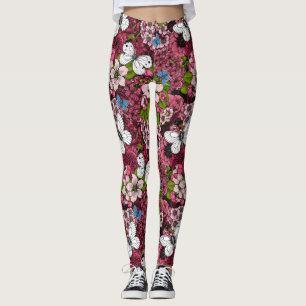 Leggings Jardin de printemps 2