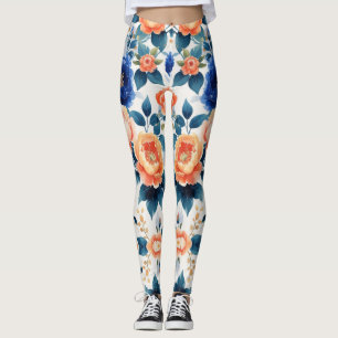 Leggings Jardin Royal Llow Floral Design
