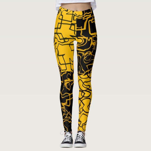 Leggings jaune (Devant)