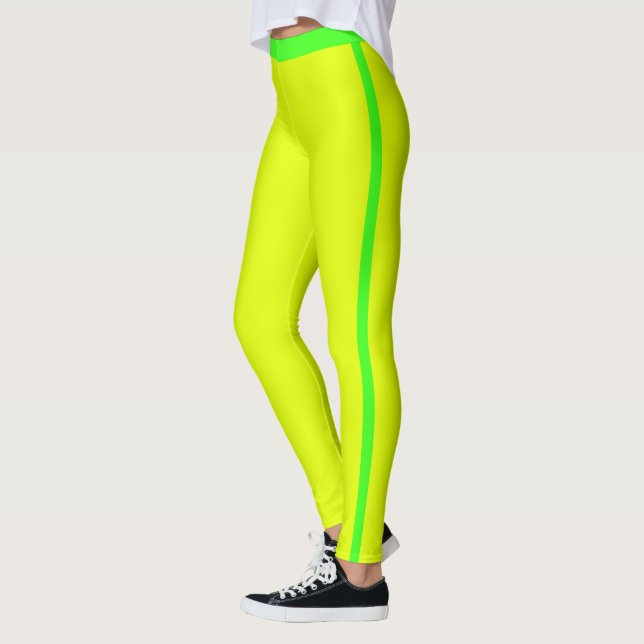 Leggings Jaune néon (Gauche)