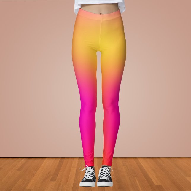 Leggings Jaune néon et rose (Créateur téléchargé)