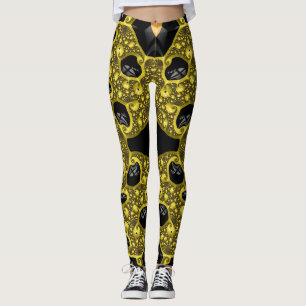 Leggings ~ jaune noir ~ Original