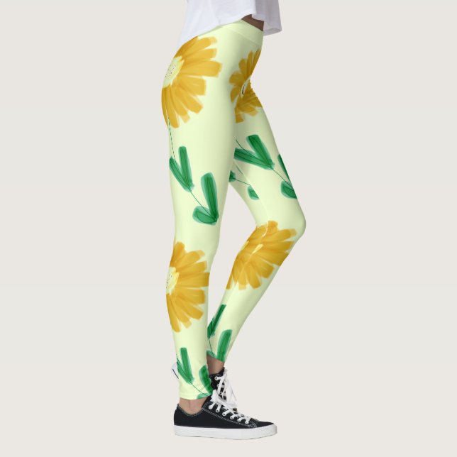Leggings Jaunes d'or (Droite)