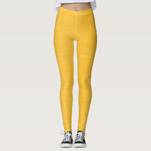 Leggings Jaunes d'or - Pantalon de Yoga St. Patric
