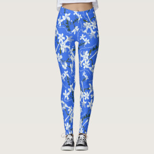 LEGGINGS JAZMIN SE CONCENTRE SUR LE CERULEAN SOMBRE