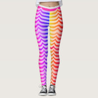 Jazzy Trippy Psychedelic Tropical Stripey Motif