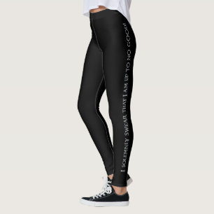 LEGGINGS JE JURE SOLENNELLEMENT QUE JE N'AI RIEN DE BON EN 