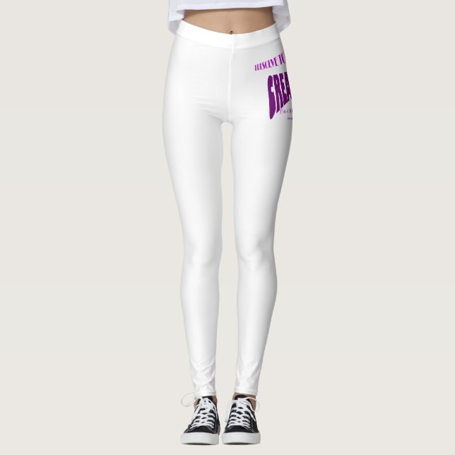Leggings Je résous… établis des vêtements ! (Devant)