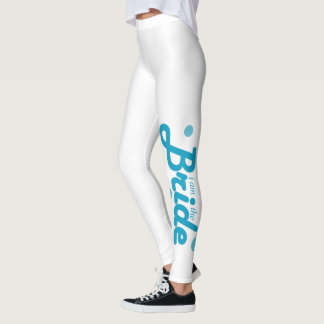 Leggings Je suis les guêtres de jeune mariée, nuptiales