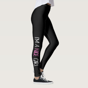 Leggings "Je suis une gentille fille"