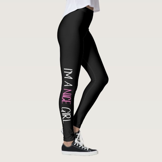 Leggings "Je suis une gentille fille" (Droite)