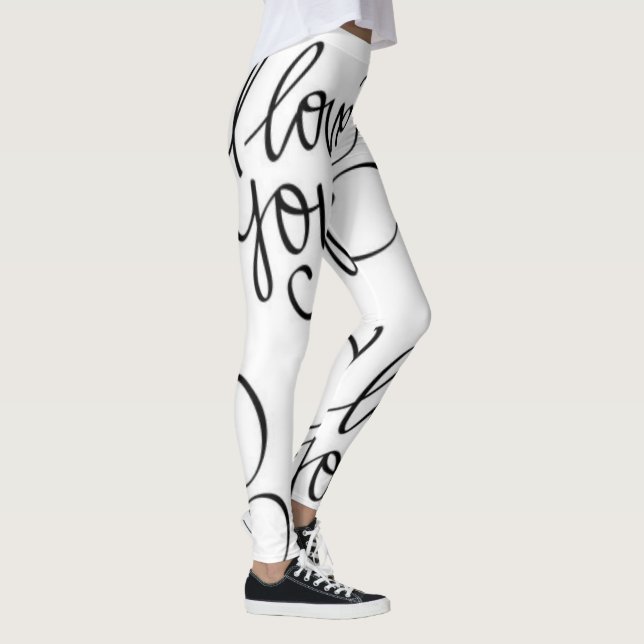 LEGGINGS **JE VOUS AIME** LES LÉGUMES (Droite)