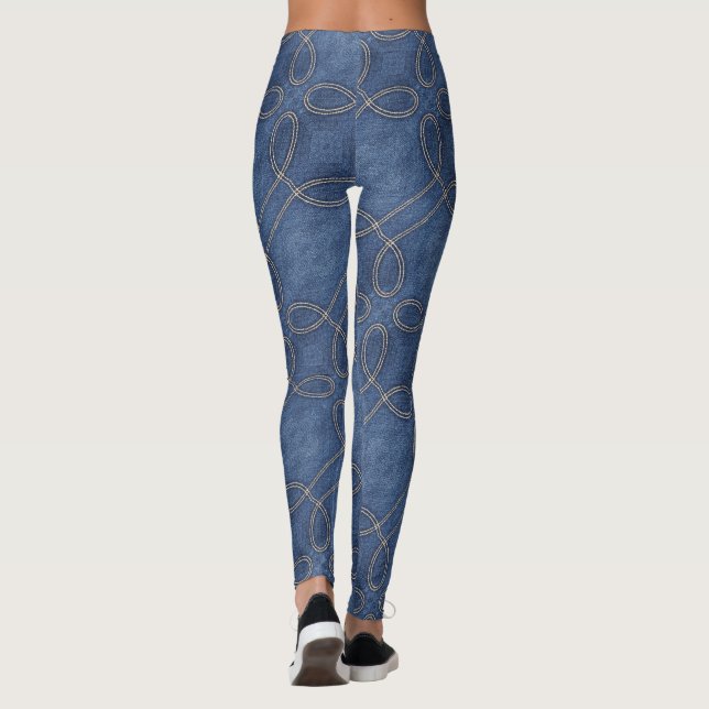 Leggings Jean Denim Swirl (Dos)