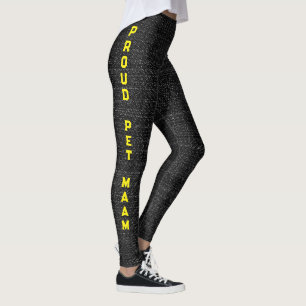 Leggings Jean faux noir pour maman d'animaux moderne sur me