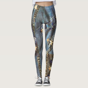 Leggings Jeans d'étoile